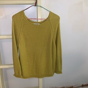 Mustard knit sweater